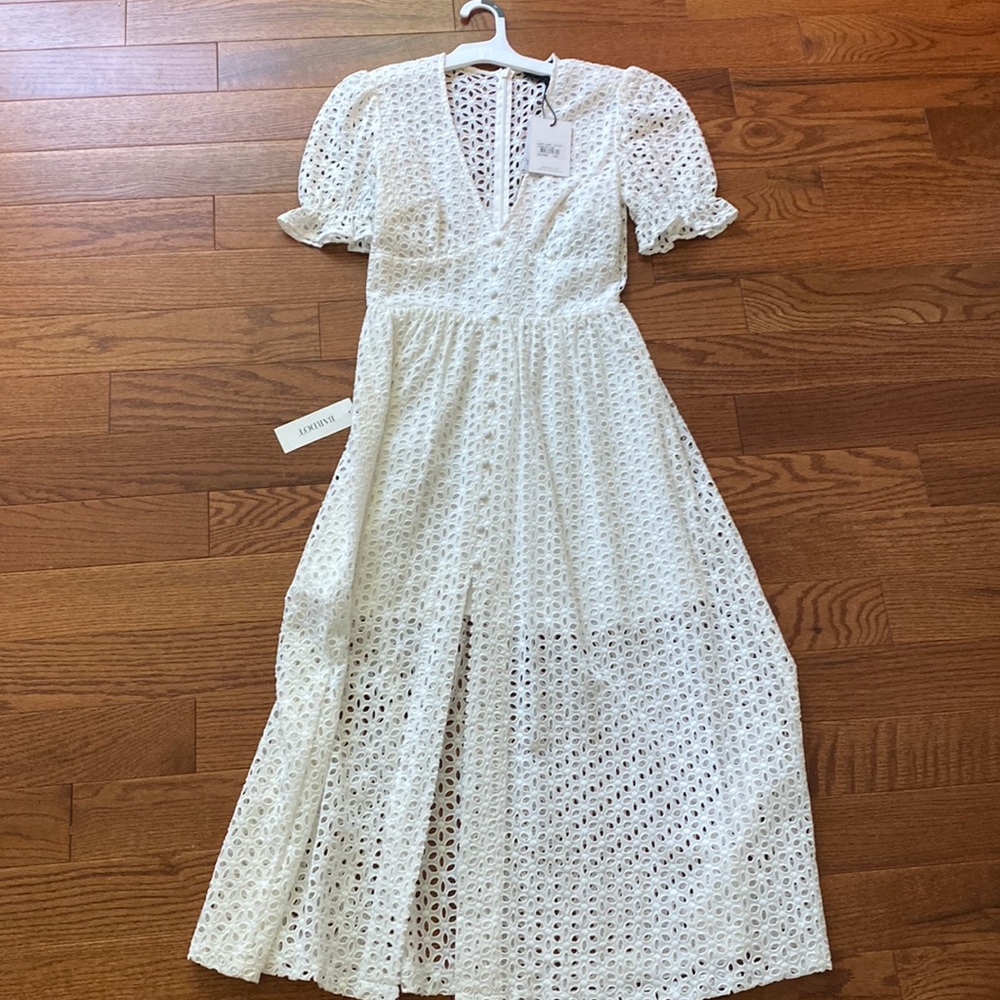 Bardot white dress